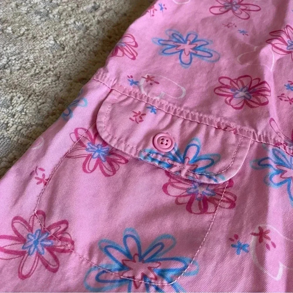 Disney Store Vintage 90s Rare Pink Cotton Floral Dress Minnie Embroidered: Med
